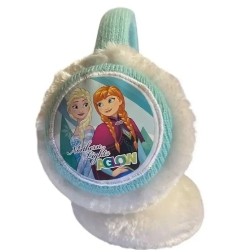 Disney Frozen Northern Lights Aglow Earmuff Gloves Set Elsa Anna Girls Winter
